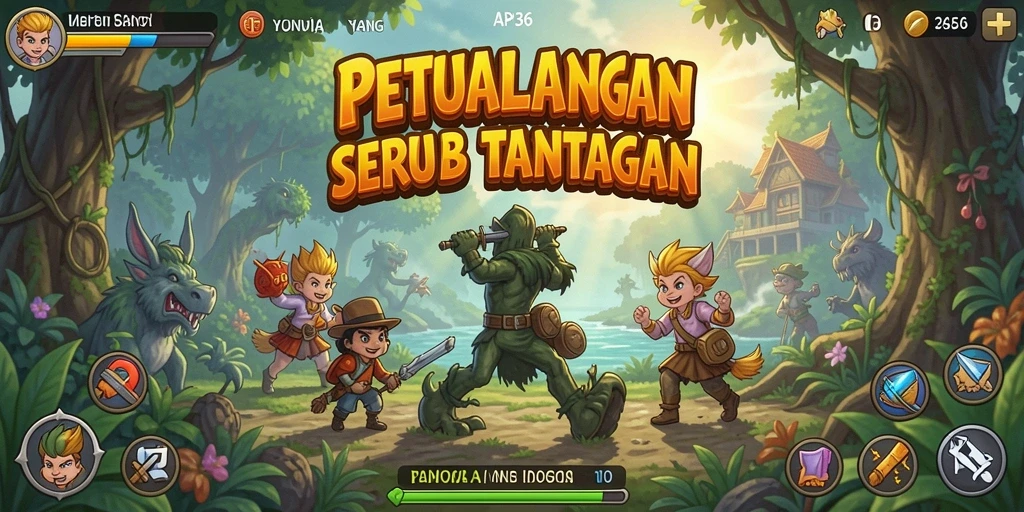 Tangkapan layar mendebarkan dari pengalaman gameplay di API36.