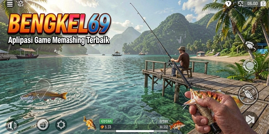 Tangkapan ikan besar dan suasana memancing yang menenangkan.
