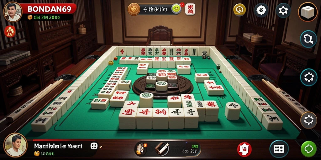 Tampilan screenshot menunjukkan keseruan bermain Mahjong di BONDAN69.