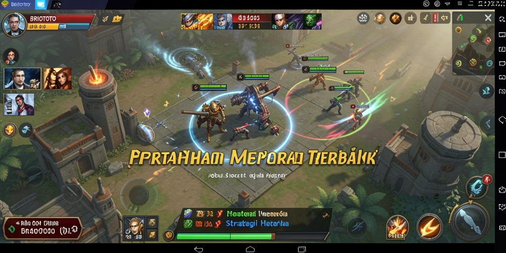 Menampilkan gameplay seru Tower Defense di BRIOTOTO.