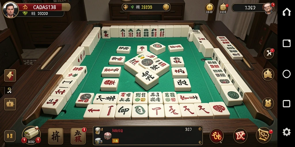 Screenshot utama dari gameplay Mahjong CADAS138 yang menarik.