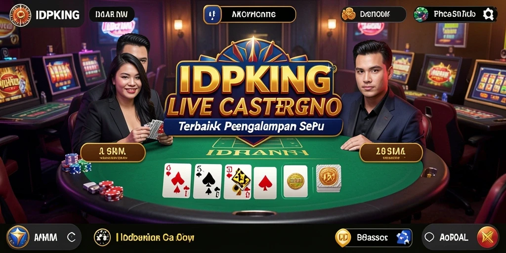 Tampilan gameplay Live Casino yang mendebarkan di IDPKING.