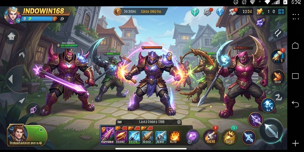 Tampilan gameplay menegangkan dan menarik di INDOWIN168.