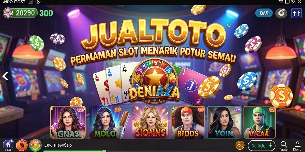 Screenshot JUALTOTO yang menunjukkan gameplay Slot yang seru.