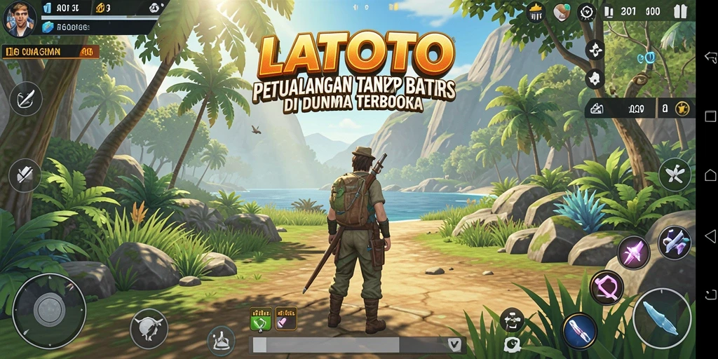 Gameplay LATOTO yang menakjubkan di dunia terbuka.