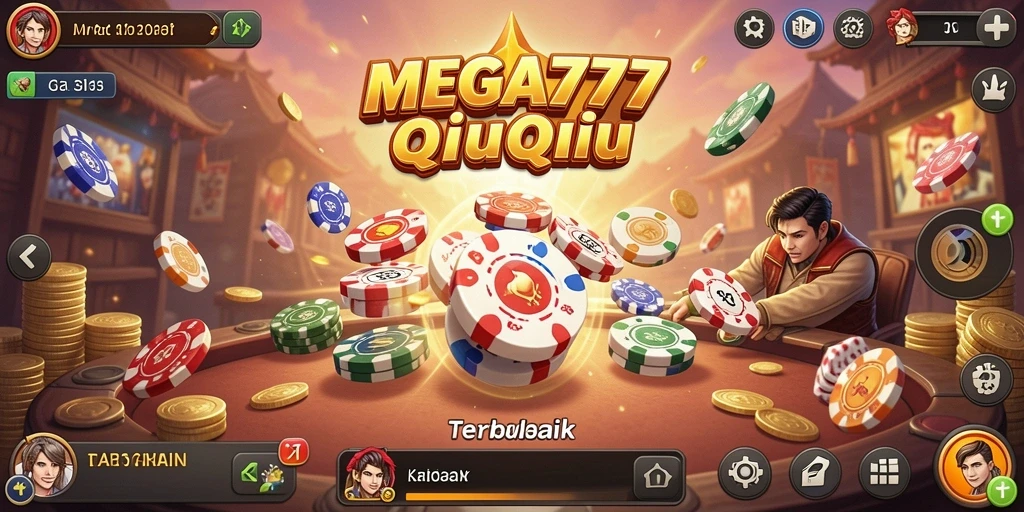 Tampilan gameplay seru dari MEGA777 dalam QiuQiu.