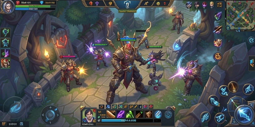 Tampilan gameplay seru dalam dunia fantasi REMI101.