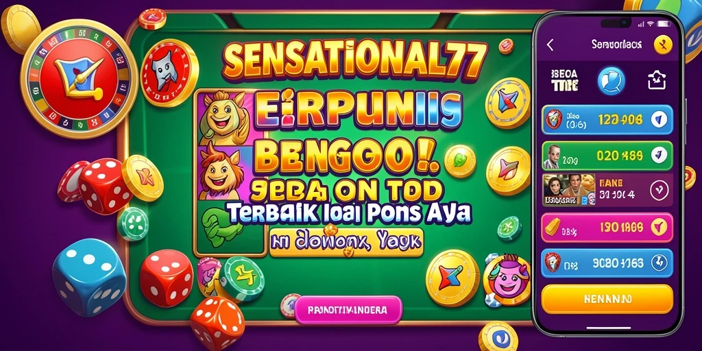 Tampilan gameplay seru dan interaktif dalam SENSATIONAL77 Bingo.