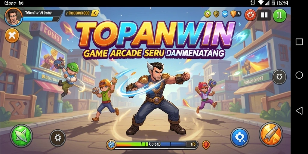 Tampilan gameplay seru dan mendebarkan di TOPANWIN.